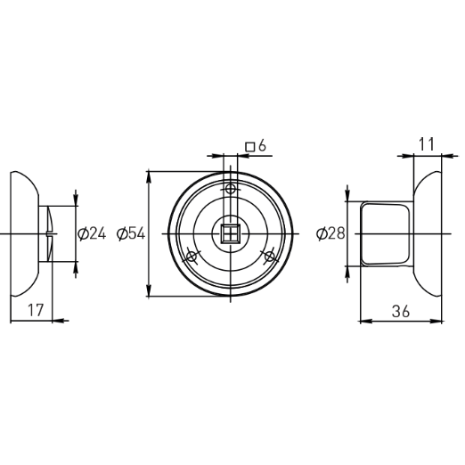 Завёртка сантехническая SILLUR OL S.CHROME (матовый хром)