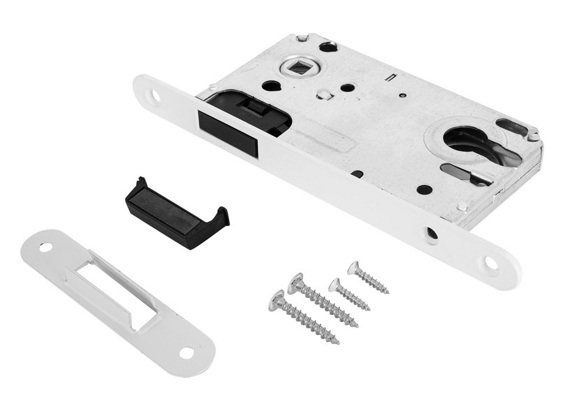 Магнитная защелка под ключевой цилиндр EDS-50-85 KEY MAG WHITE (белый)