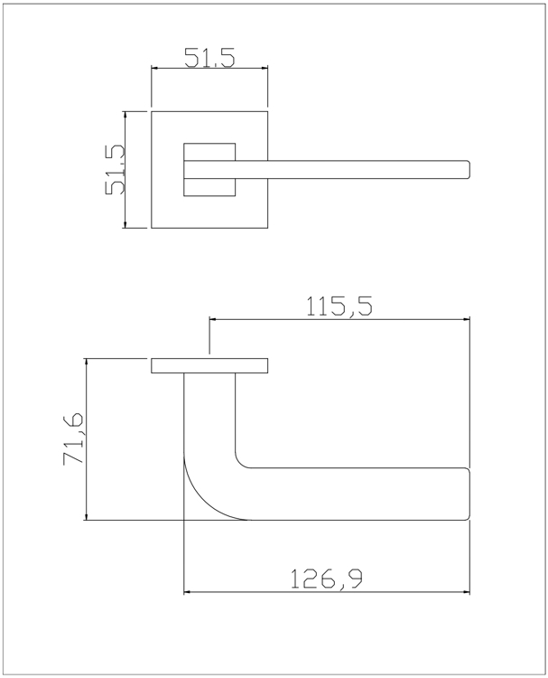 Ручка ADDEN BAU URSA S-552 NICKEL (цвет НИКЕЛЬ)